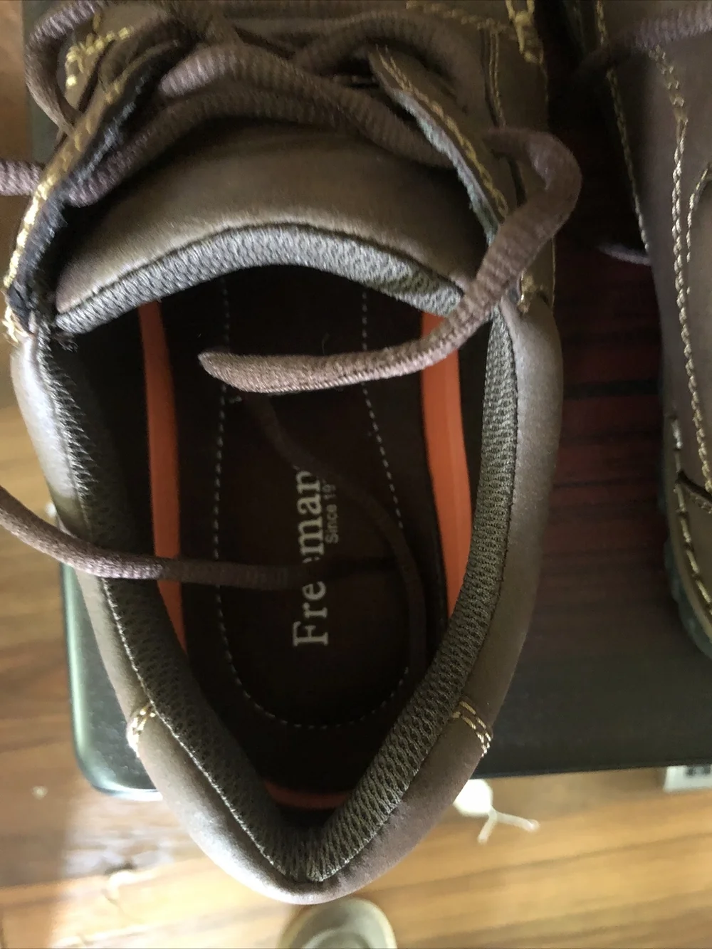 Freeman Men’s Dress Shoes Size 9.5 Brown Lace Up
